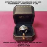 Genuine mystic money magic ring to boost business 0027634531308 stop bad luck/Prophecy Magic Ring