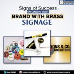 Signs of Success: Enhancing Your Brand with Brass Signage