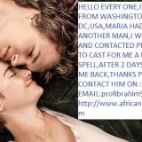 GET BACK YOUR LOST LOVER SPELL NOW +27785149508
