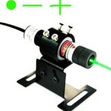 How to make clear dot measurement with a green dot laser alignment?