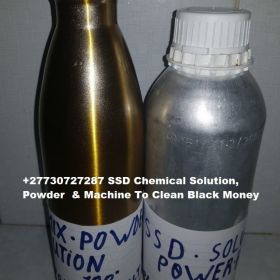 +27730727287 SSD Chemical Solution, Powder | &amp; Machine To Clean Black Money  