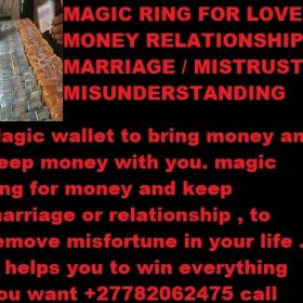 MAGIC RING FOR PROMOTION AT WORK +27782062475